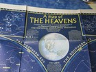 Vintage A Map Of The Heavens   Star Charts December 1957 National Geographic