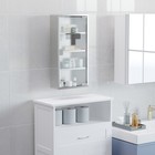 Stainless Steel Medicine Cabinet Wall Mount Frosted Door Lockable First Aid