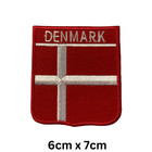 National Country Shield Flag With Name Iron On Patch Set Of 3 Embroidered Badge