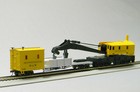 Bachmann Ho Scale Pennsylvania 250 Ton Crane Car   Boom Tender Mow Bac16114 New