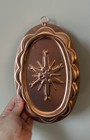 Copper Oval Snowflake Jello Mold W  Hanging Loop  Winter christmas Theme