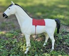Custom Painted Marx Johnny West Chief Cherokee Thunderbolt Black  White Horse  