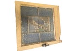 Vintage Victorian Leaded Stained Glass Window 18-3 4  X 21 