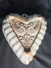 Vtg West German Cerabac Redware Heart Shaped Pottery Mold Scheurich Keramik