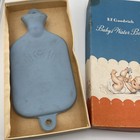 B f  Goodrich Baby   s Hot Water Bottle Blue Vintage Mid Century Original Box 1950