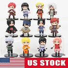 12pcs Naruto Kakashi Sasuke Gaara Itachi Action Figures Colletion Toy Anime Gift