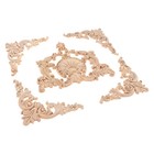 5pcs Wood Appliques Decorative Corner Applique Diy Craft Furniture Cabinet Decor