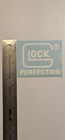 Glock Perfection White Vinyl Decal sticker