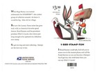 2000 Usps Looney Tunes-wile E  Coyote Stamp Sheet W  Imperf  3392 33c 10 Stamps