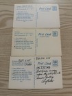 Vintage 1970s Cb Radio Qsl Cards Wile E Coyote Road Runner Gag Art Lot Of 3