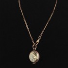 Runs Vintage 1 10 14k Gold Gf      Swiss Skeleton Watch Ball Orb Pendant Chain 20g
