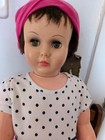 Large  Doll From 1960s  Marked Only 55 On Neck  In Beautiful Condition   