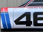 Wow  Curved Datsun 240z Scca Champion Race Car Door Style 3d Sign