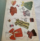 Vintage Lowe Uncut Paper Doll Book - Lots Of Dolls   1832