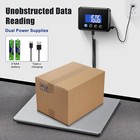 Shipping Scale Digital Postal Scale 440lbs 1 7oz  Ac dc Package Lcd Rechargeable