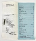1963 Ontario Canada Travel Tips Vacation Aids Vintage Brochure Tourist Facts Vtg