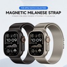 Milanese Mesh Loop Band For Apple Watch Ultra 10 9 8 7 6 Parachute-style Buckle