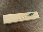 Georg Jensen Vintage Sterling Silver Letter Opener No  202 With Green Agate