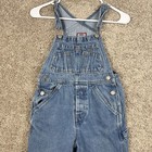 Old Navy Denim Carpenter Overalls Kids Size 6 7 Straight Leg