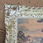 Vintage Truart Ornate Distressed White Rectangular Landscape Wall Frame Wtg2006
