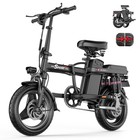 Askgo Lightweight Folding Ebike 1000w 48v 25mph 14  Electric Bike For Adults