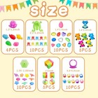Tazimi 100 Pcs Party Favors Toy Assortment Goodie Bags For Carnival Muticolor 