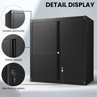 Metal Wall Cabinet  Wall Mount Metal Cabinet For Garage Storage  Storage Cabinet