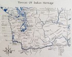 Portrait Of Indian Heritage By George David Rare Map 
