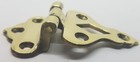 Polished Brass Cast Ice Box Door Hinge 3 8  Offset Antique Refrigerator Freezer 