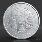 1 Oz U s  250th Anniversary Silver Round  999 Fine Bullion  No Capsule