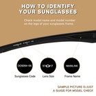 Transition Replacement Lenses For Meta Wayfarer Rw4006 50mm-clear To Grey