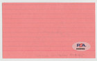 Wayne Gretzky Signed 3 X 5 Index Card Autograph Psa dna Certified Authentic Auto