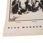 Blue Murder Signed 1993 Geffen Promo Photo John Sykes Marco Mendoza Autographs