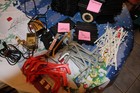Vintage  Eldon  Slot Car  Track  With Two Power Packs And Controller s