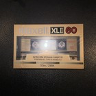 New Sealed Nos Maxell Xlii 60 Audio Cassette Tape Iec Type Ii Cro2 High Bias