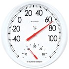 Outdoor Analog Thermometer Humidity Gauge Weather Resistant 13 Inch Dial New