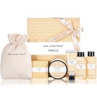 Spa Gifts For Women 6pc Vanilla Bath Sets Women Gift With Body Lotion  Shower   