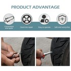 70pcs Tire Repair Rubber Nails Tyre Puncture Repair Screws Kit W  Screwdriver
