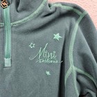 Lemieux Mini 1 4 Zip Mari Micro Fleece Jacket Size 5-6 Yrs Green Equestrian Teal