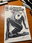 The Amazing Spider-man  850 Black Cat Sketch Cover   Copic Markers   Pen And Ink