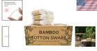 Natural Wooden Swabs - 1200pcs  Durable   Individually Sealed For Hygiene