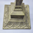 Rare Antique Pre-war Shabbat Candlesticks Warsaw Poland Early 20th C