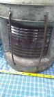 Vintage Perko Lamp Red Port Large Triangle Lantern Ship Maritime Boat Light Read
