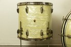 1956 Wfl  buddy Rich Super Classic  White Marine Pearl Drum Set