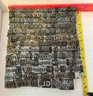 Metal Letterpress Large Type 324 Pieces Plus Bonus 16 Piece Border Set