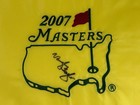 Vaughn Taylor Signed 2007 Masters Flag Augusta National Golf Pga