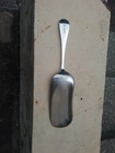 Antique English Silver Plated Fish  Server Engraved Vintage 1900 s Vg