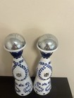 Lot Of 2 Clase Azul Reposado Tequila White And Blue Empty Bottle 750ml Rinsed