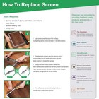 Window Screen Roll 96in X 100ft Diy Custom Screens Replacement Mesh For Windows