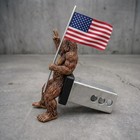 Patriot Bigfoot Trailer Hitch Cover With Us Flag 2  Hitch Receiver Decoration